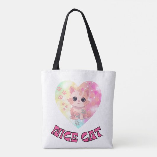 Tote Bag Mignons yeux de chat (Dos)