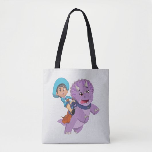 Tote Bag Miguel et Tango | Dino Ranch (Devant)