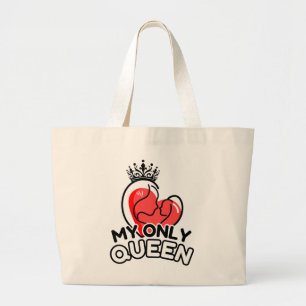 Tote Bag: Mijn enige koningin