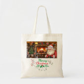Tote Bag Mikitiez classe whitechristmas lumière jollyholly (Devant)