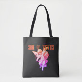 Tote Bag Mikitiez cupide valentine angle arc-en-ciel amour (Devant)