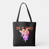 Tote Bag Mikitiez cupide valentine angle arc-en-ciel amour (Dos)