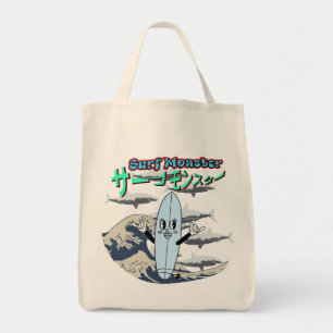 Tote Bag Mikitiez surf windsurf monster menthe japonaise