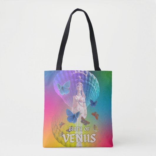 Tote Bag Mikitiez venus océan butterfies amour olympus (Devant)