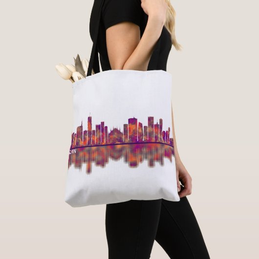 Tote Bag Milan Skyline (De près)