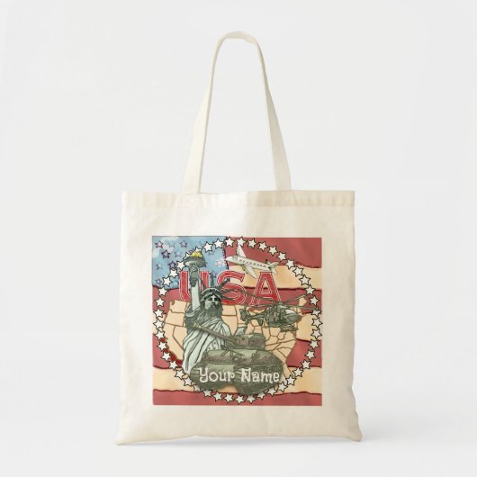 Tote Bag Militaire des États-Unis (Devant)