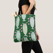 Tote Bag Milkshake Madness Green Mint Jote Art Design (De près)