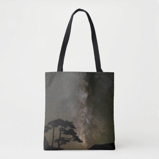 Tote Bag Milky Way with Tree | Ouray Colorado (Devant)
