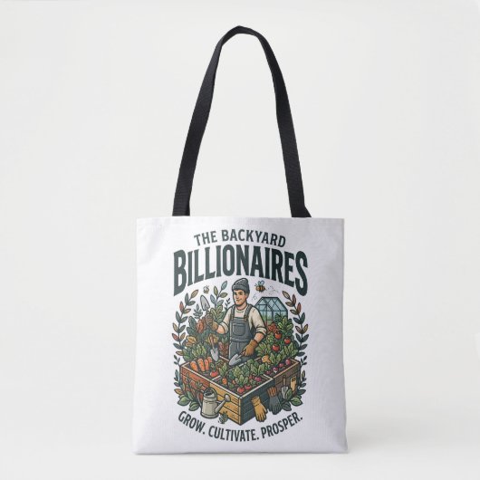 Tote Bag Milliardaires de jardin (Devant)