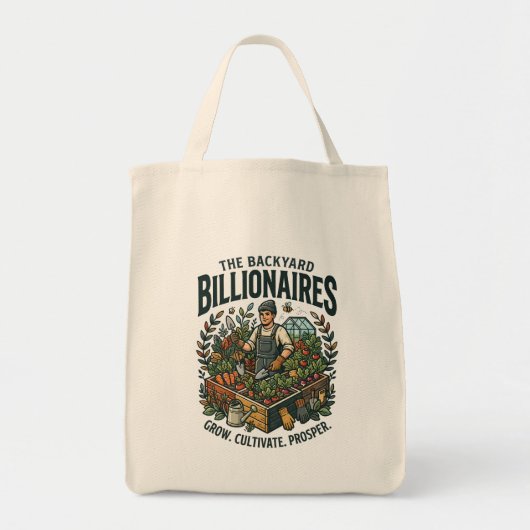 Tote Bag Milliardaires de jardin (Devant)
