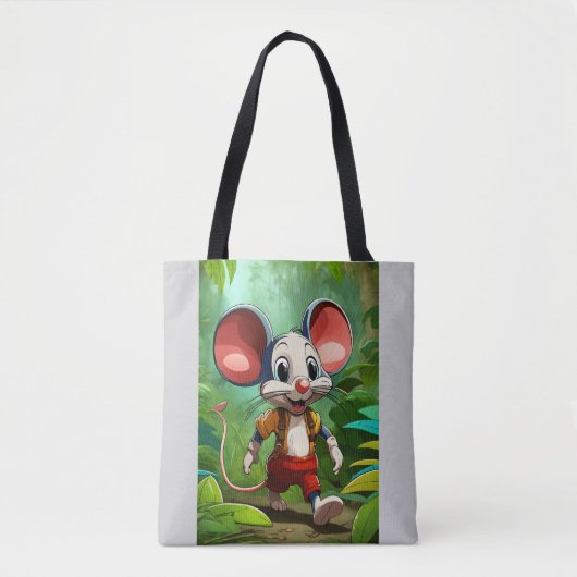 Tote Bag Milo, la souris de la jungle (Devant)