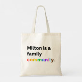 Tote Bag Milton est une communauté familiale PRIDE LGBTQ+ S (Dos)