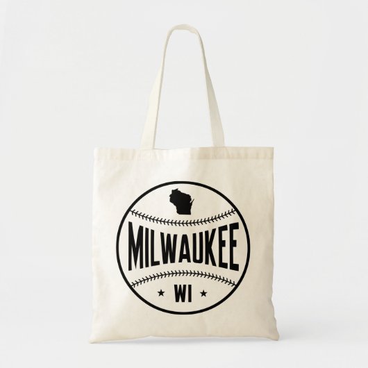 Tote Bag Milwaukee Baseball (Devant)
