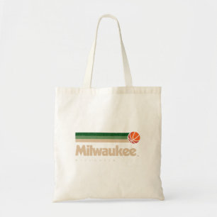 Tote Bag Milwaukee Basketball B-Ball City Wisconsin Rétro M
