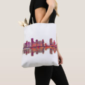 Tote Bag Milwaukee Wisconsin Skyline (De près)