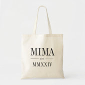 Tote Bag Mima Année Numérique Romaine Établie (Devant)