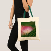 Tote Bag Mimosa rose soyeuse (Devant (produit))