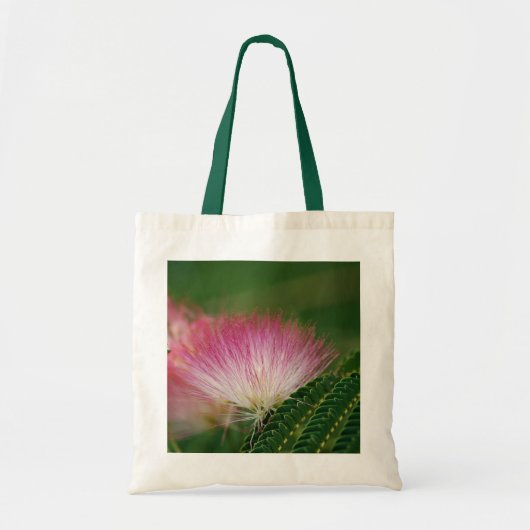Tote Bag Mimosa rose soyeuse (Devant)