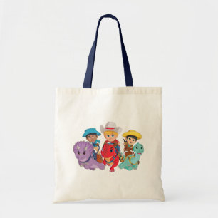 Tote Bag Min et Clover   Dino Ranch