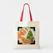 Tote Bag Mince Pie photo de Gingerbread Man. (Dos)