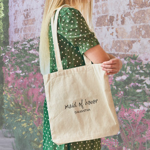 Tote Bag Mini-moderne Script Bachelorette Party