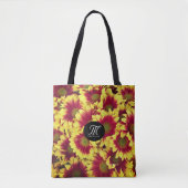 Tote Bag Mini tournesol rouge d'automne (Devant)