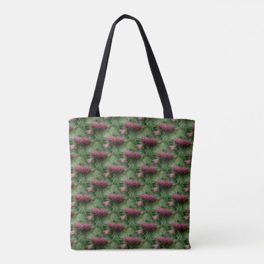 Tote Bag Miniature Pine Cones Motif naturel (Dos)
