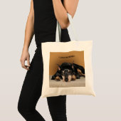Tote Bag Miniature Pinscher aka Min Pin Love Nom de l'anima (Devant (produit))