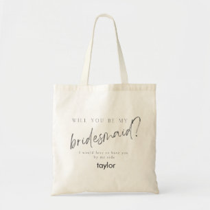 Tote Bag Minimal de la typographie moderne Mariage Bridesma