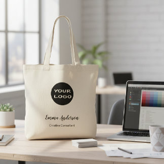 Tote Bag Minimal Modern Professional | Your Logo