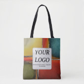 Tote Bag Minimalisme Couleur Blocage Entreprise Promotion (Devant)
