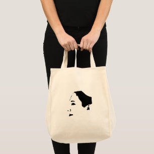 Tote Bag Minimalisme Dessin Dessin Femme Lady Girl