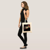 Tote Bag Minimalist cat with sung in space (Devant (modèle))