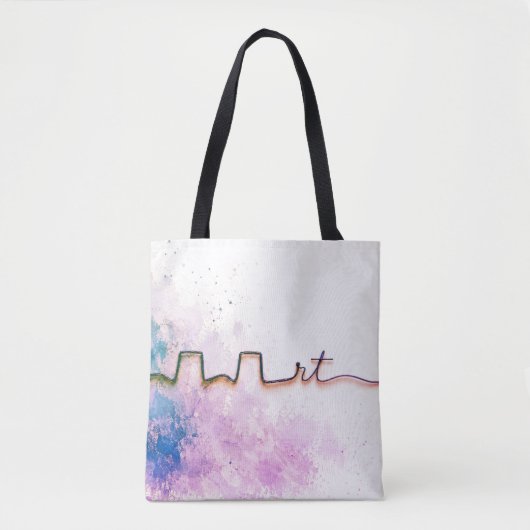 Tote Bag Minimalist RT Design | Inhalotherapy Inspired (Devant)
