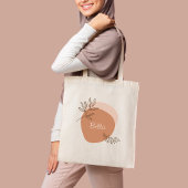 Tote Bag minimaliste boho personnalisé