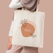 Tote Bag minimaliste boho personnalisé
