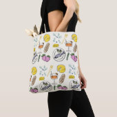 Tote Bag Minimaliste du pied (De près)