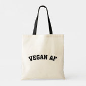 Tote Bag Minimaliste Vegan AF (Dos)