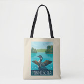 Tote Bag Minnesota | Loon (Devant)