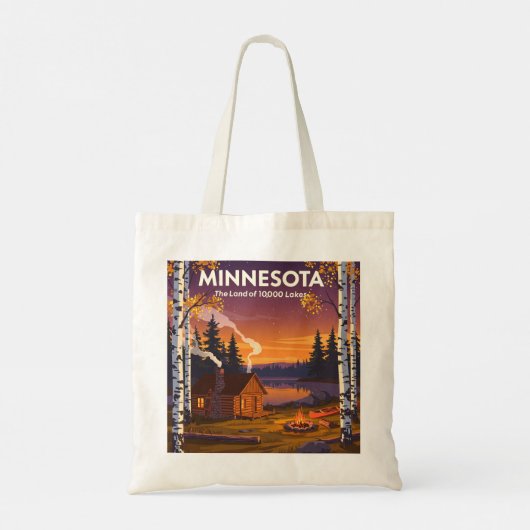 Tote Bag Minnesota vintage (Dos)