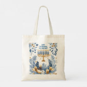 Tote Bag Minorah Magic Hanoukka - belle conception (Dos)