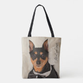 Tote Bag MinPin Tux (Dos)