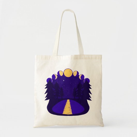 Tote Bag Minuit au clair de lune (Devant)