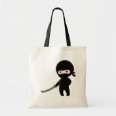 Tote Bag Minuscule Ninja en colère (Devant)