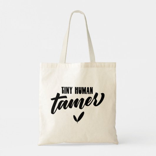 Tote Bag Minuscule Tamer Humain Funny Enseignant (Dos)
