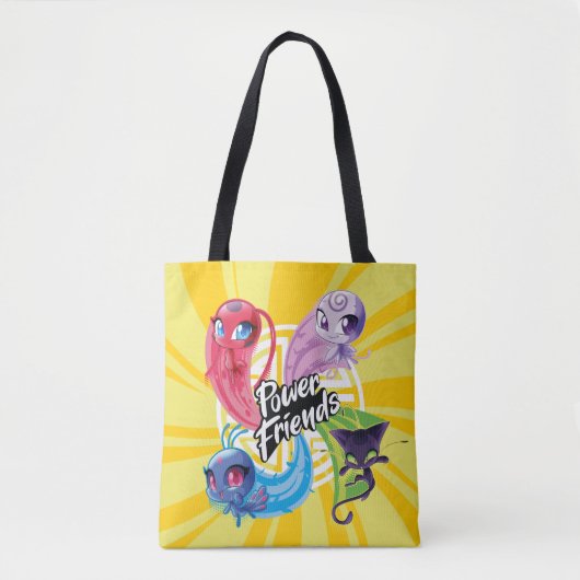 Tote Bag Miraculaires Kwamis Power Friends (Devant)