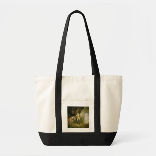 Tote Bag Miranda, Prospero et Ariel, "de la tempête" par (Devant)