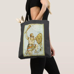 Tote Bag Miroir d'Urania, Carte céleste d'astronomie vintag