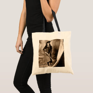 Tote Bag Miss Annie Oakley avec pistolet, Portrait photo Vi