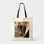 Tote Bag Miss Annie Oakley avec pistolet, Portrait photo Vi (Devant)